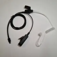In-ear Air-tube earpiece with Push-to-Talk microphone - Comset