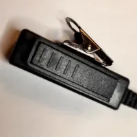 Detail view Push to Talk microphone - Comset