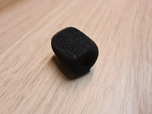 COMSET - Microfoon spons, 32x21mm -rond- zwart